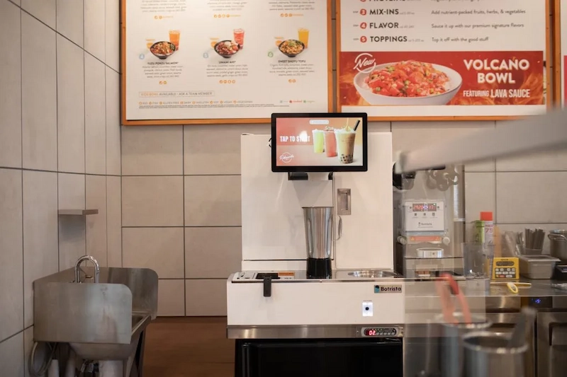 BotristaPro machine in Pokéworks location