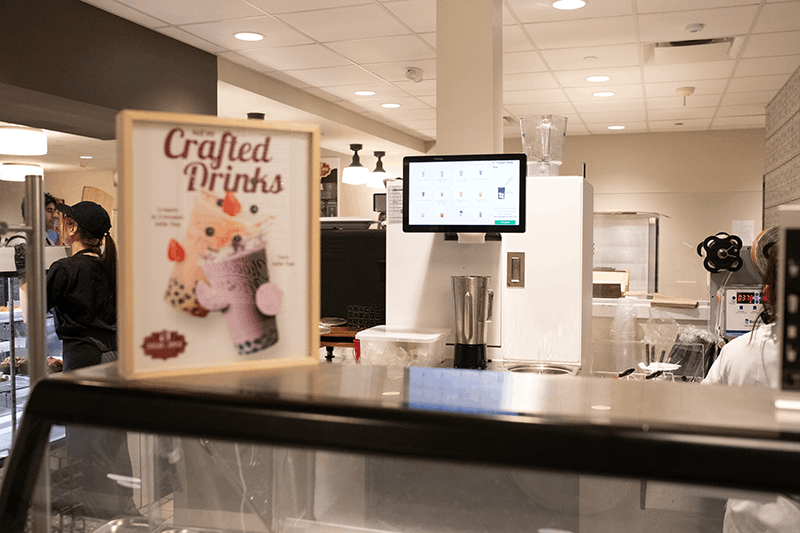 Botrista Beverage Menu on Campus