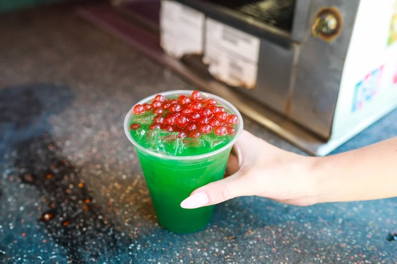 Botrista drink with popping boba
